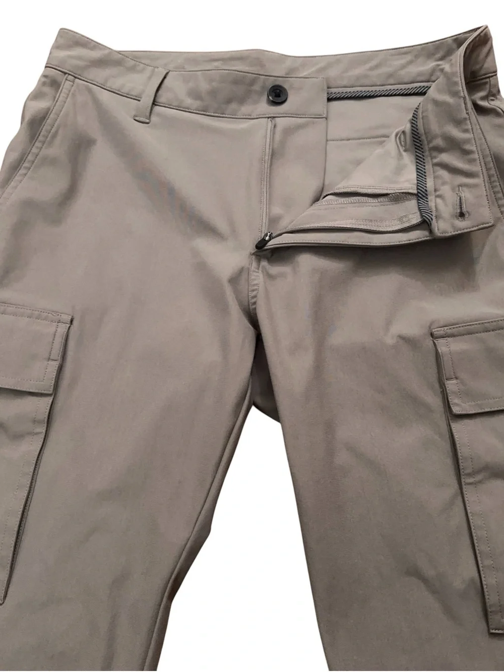 Vuori Meta Cargo Pants Mens Size 28 Jogger Tapered Leg Stretch V451 Gray